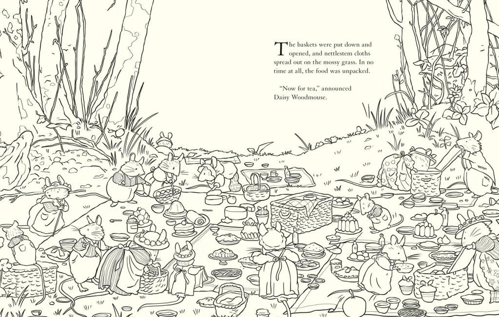 Jill Barklem: Brambly Hedge - Nature Colouring Book - Tales for Tadpoles