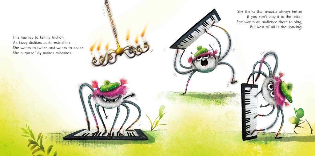 Kai Luftner: Lizzy Longlegs, illustrated by Wiebke Rauers - Tales for Tadpoles