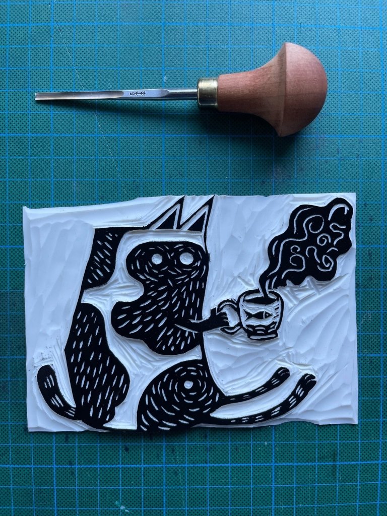 Lino Printing Workshop with Monika Mitkute: 30th May 5pm (2 hours) - Tales for Tadpoles
