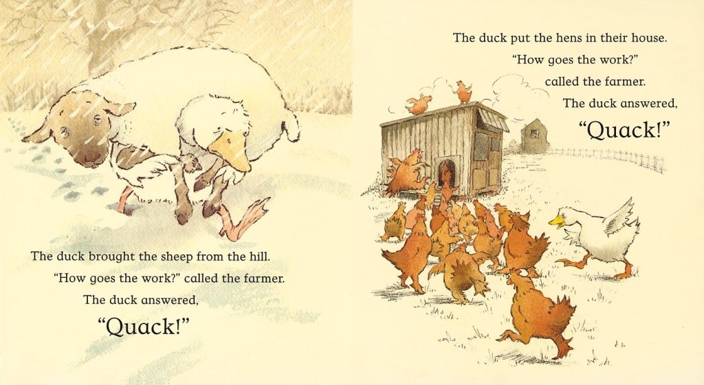 Martin Waddell: Farmer Duck, illustrated by Helen Oxenbury - Tales for Tadpoles