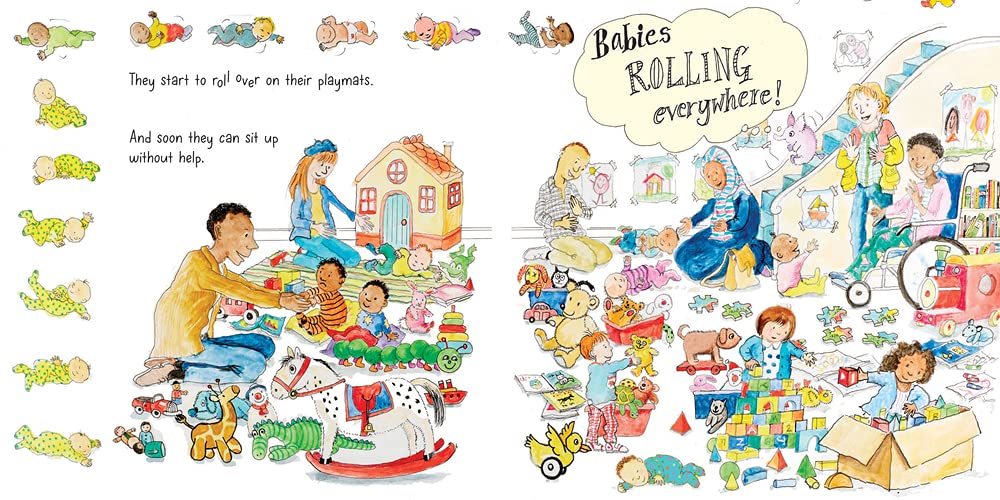 Mary Hoffman: Babies, Babies Everywhere! illustrated by Ros Asquith - Tales for Tadpoles