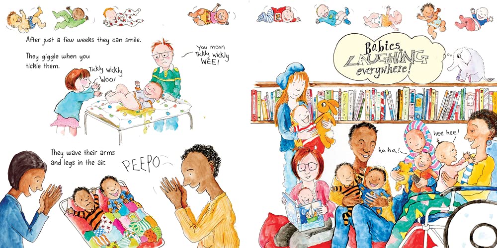 Mary Hoffman: Babies, Babies Everywhere! illustrated by Ros Asquith - Tales for Tadpoles