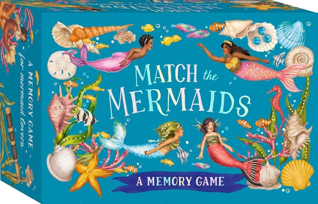 Match the Mermaids: A Memory Game, illustrated by Jessica Roux - Tales for Tadpoles