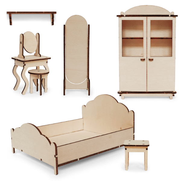 Mouse Mansion: Bedroom Furniture Kit - Tales for Tadpoles
