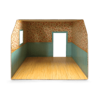 Mouse Mansion: Cardboard Room - Bedroom - Tales for Tadpoles