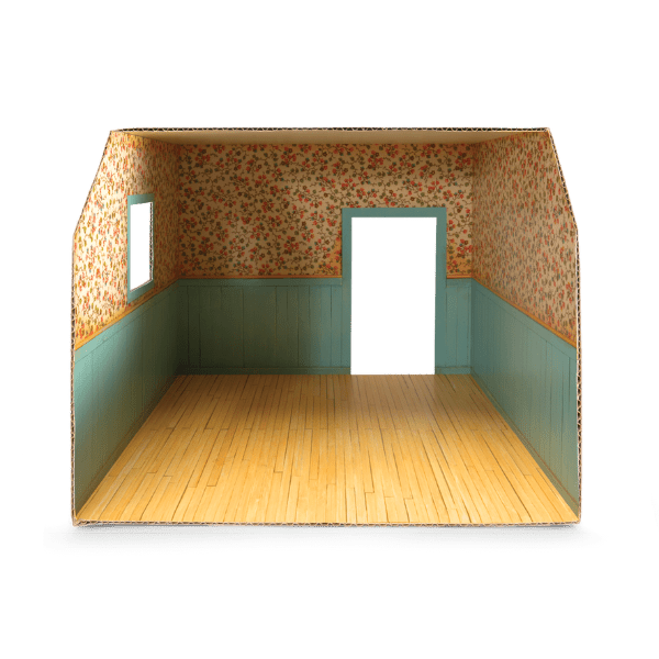 Mouse Mansion: Cardboard Room - Bedroom - Tales for Tadpoles