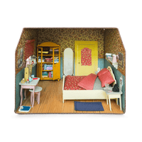 Mouse Mansion: Cardboard Room - Bedroom - Tales for Tadpoles