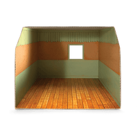 Mouse Mansion: Cardboard Room - Nursery - Tales for Tadpoles