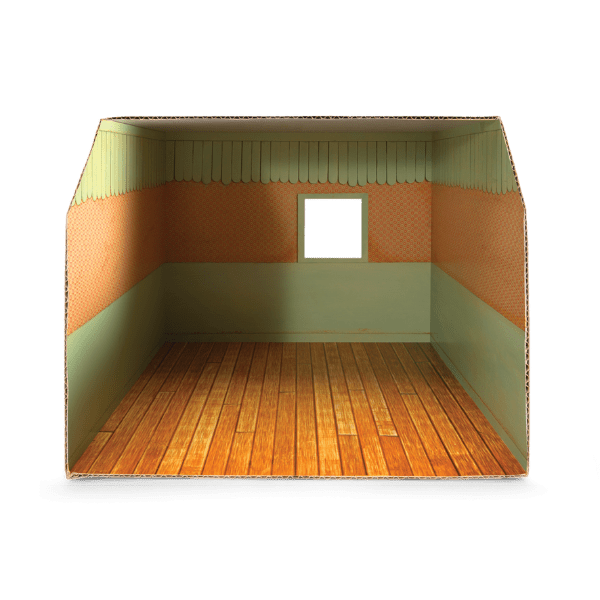 Mouse Mansion: Cardboard Room - Nursery - Tales for Tadpoles