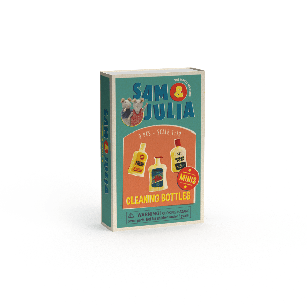 Mouse Mansion: Miniature Cleaning Bottles (3 pcs) - Tales for Tadpoles