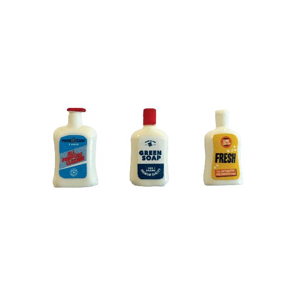 Mouse Mansion: Miniature Cleaning Bottles (3 pcs) - Tales for Tadpoles