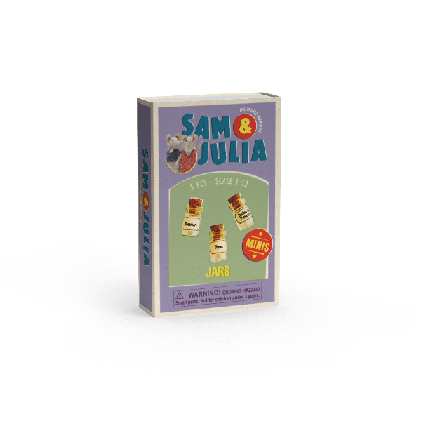 Mouse Mansion: Miniature Jars (3 pcs) - Tales for Tadpoles