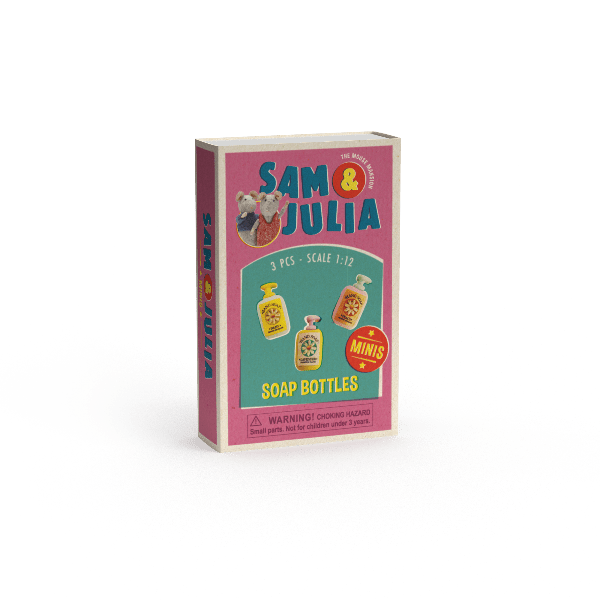 Mouse Mansion: Miniature Soap Bottles (3 pcs) - Tales for Tadpoles