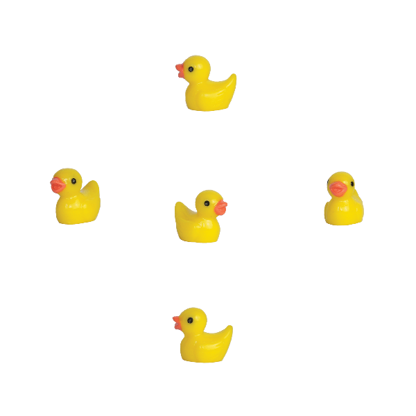 Mouse Mansion: Miniature Tiny Ducks (5 pcs) - Tales for Tadpoles