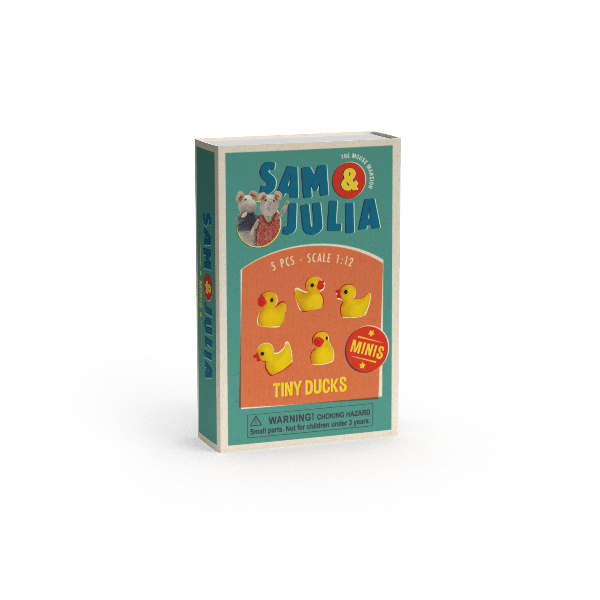 Mouse Mansion: Miniature Tiny Ducks (5 pcs) - Tales for Tadpoles