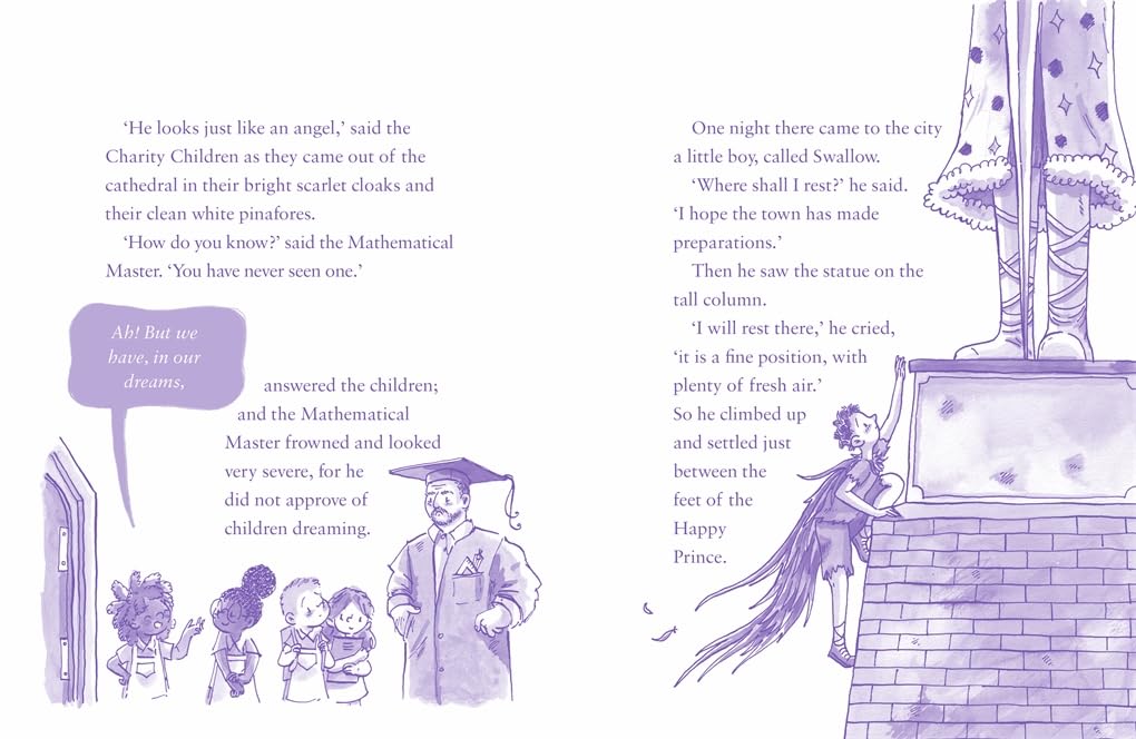 Oscar Wilde: The Happy Prince, adapted and illustrated by Harry Woodgate - Tales for Tadpoles