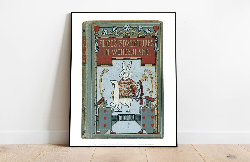 Print: Alice's Adventures In Wonderland, 1908 Book Cover - Tales for Tadpoles