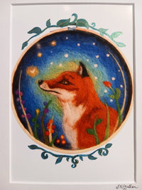Print: Jenni Kilgallon - Felted Fox - Tales for Tadpoles