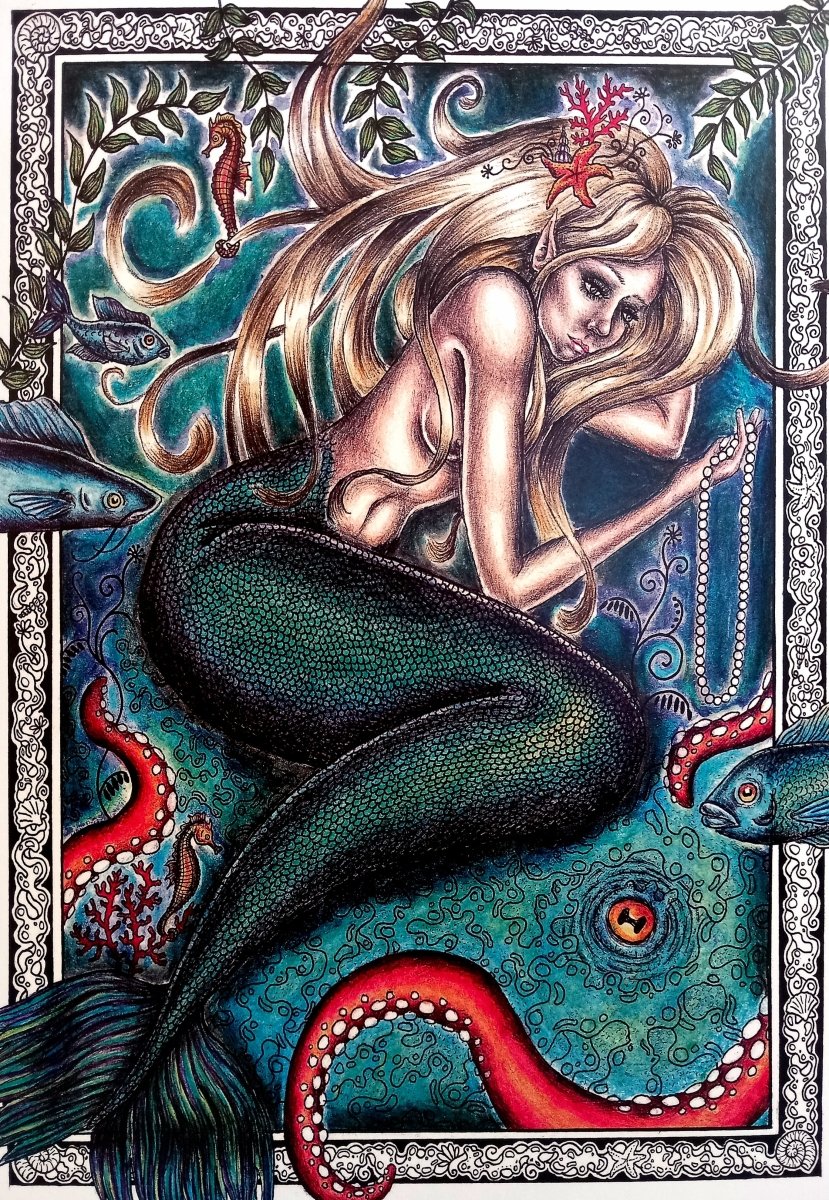 Print: Jenni Kilgallon - In Too Deep (A4 unmounted) - Tales for Tadpoles