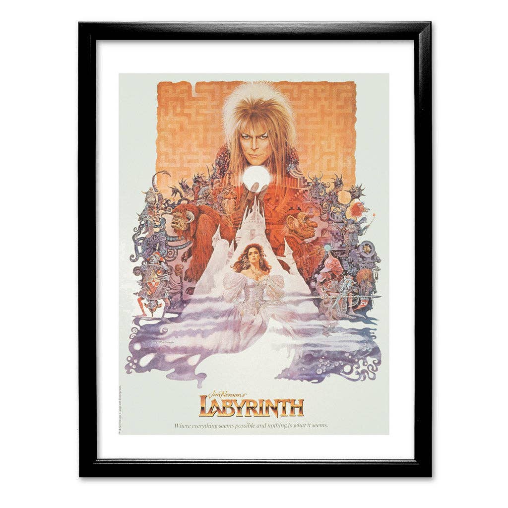 Print: Labyrinth Movie Poster Art Print - Tales for Tadpoles