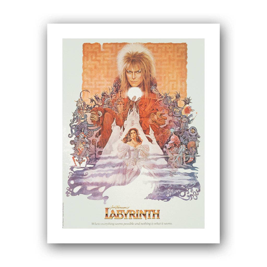 Print: Labyrinth Movie Poster Art Print - Tales for Tadpoles