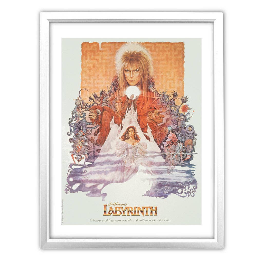 Print: Labyrinth Movie Poster Art Print - Tales for Tadpoles
