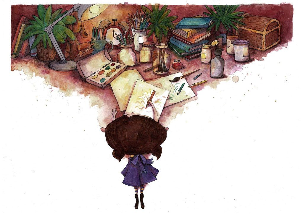Print: Shannon Bergin - Make interesting glorious mistakes - Tales for Tadpoles