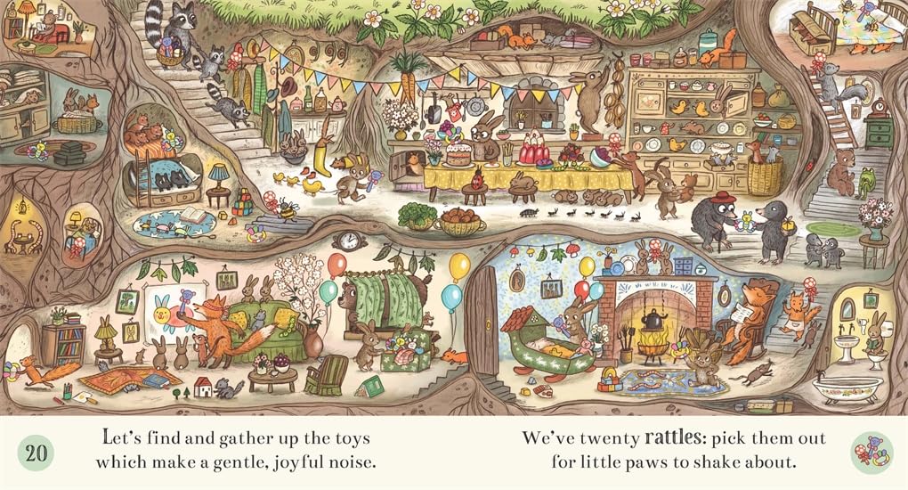 Rachel Piercey: New Baby Bunny - 100 Newborn Things to Spot, illustrated by Freya Hartas - Tales for Tadpoles