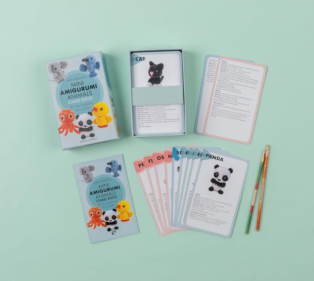 Sarah Abbondio: Mini Amigurumi Animals Card Deck - Tales for Tadpoles