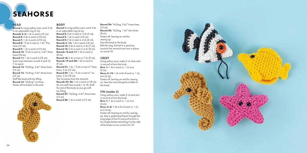 Sarah Abbondio: Mini Amigurumi Ocean - Tales for Tadpoles