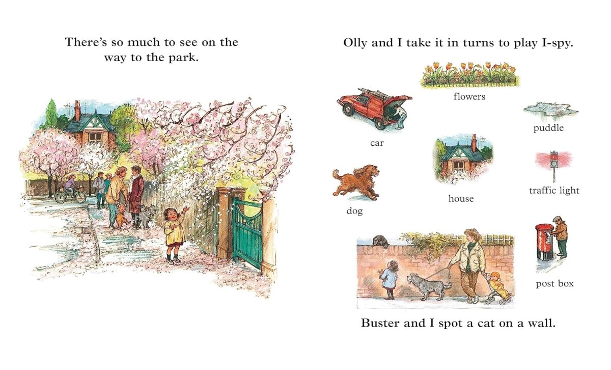 Shirley Hughes: My Very Busy Day - A First Book of Words - Tales for Tadpoles