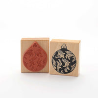 Stamp: Christmas Ornament With Leaf Ornament - Tales for Tadpoles