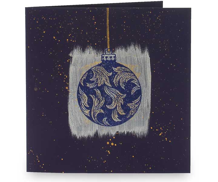 Stamp: Christmas Ornament With Leaf Ornament - Tales for Tadpoles