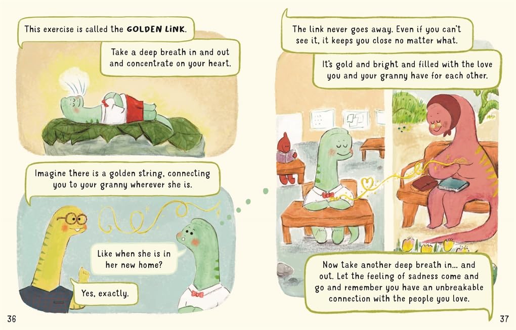 Swapna Haddow and Dr. Diplo: Little Dinosaurs, Big Feelings, illustrated by Yiting Lee - Tales for Tadpoles