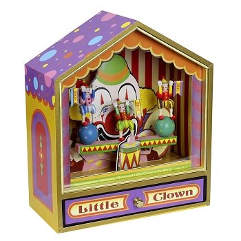 Traditional Music Box: Dancing Musical Clowns Balançoire© (with drawer) - Tales for Tadpoles