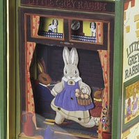 Traditional Music Box: Dancing with Little Grey Rabbit (with drawer) - Green - Tales for Tadpoles