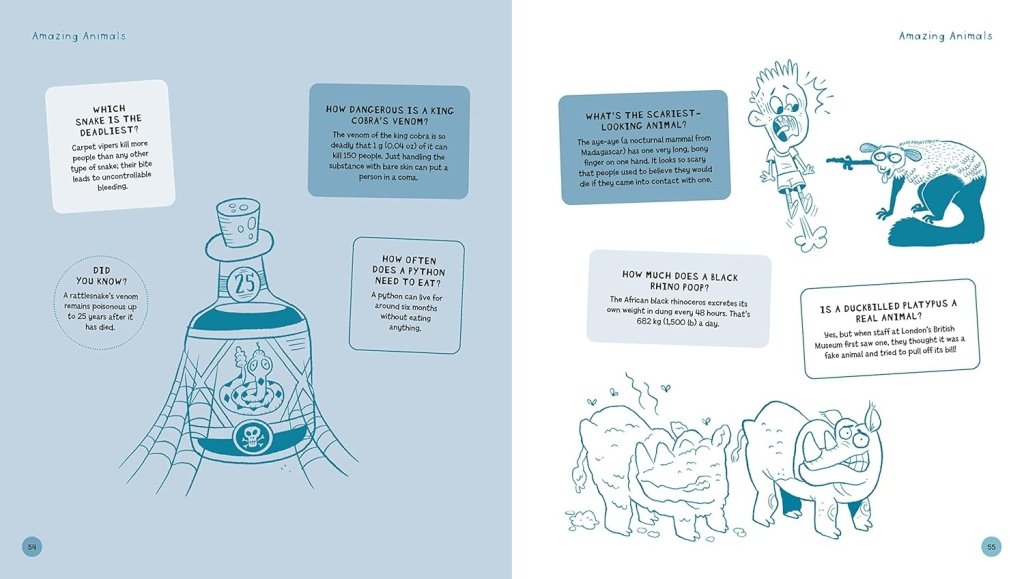 Various: 513 Weird Facts That Every Kid Should Know, illustrated by Luke Seguin - Magee - Tales for Tadpoles