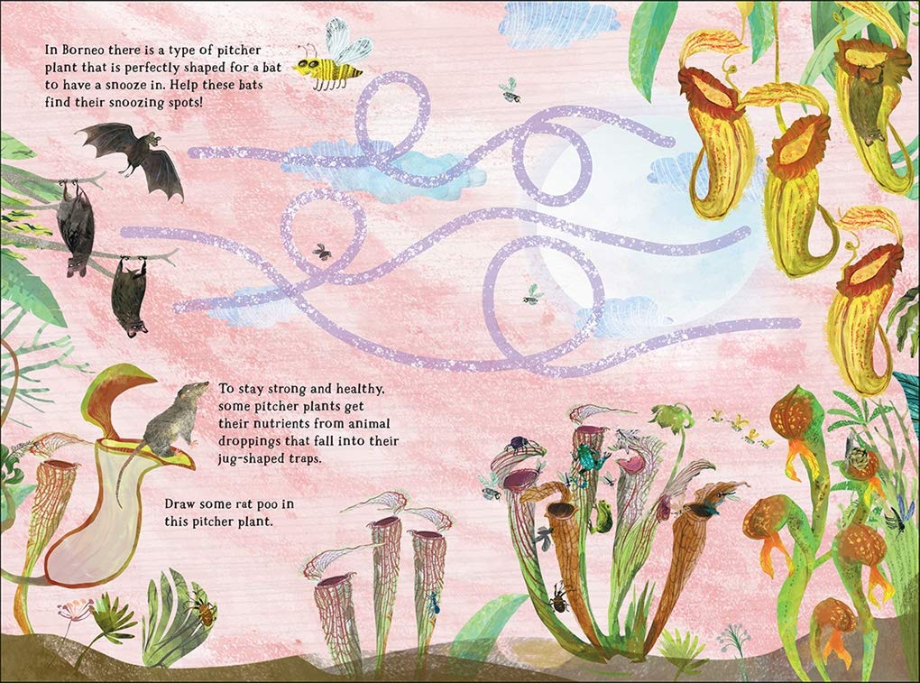 Yuval Zommer: The Big Sticker Book of Blooms - Tales for Tadpoles