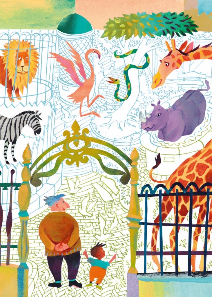 Elle van Lieshout & Erik van Os: How Much Does the Grey in an Elephant Weigh, illustrated by Alice Hoogstad (Second - Hand) - Tales for Tadpoles