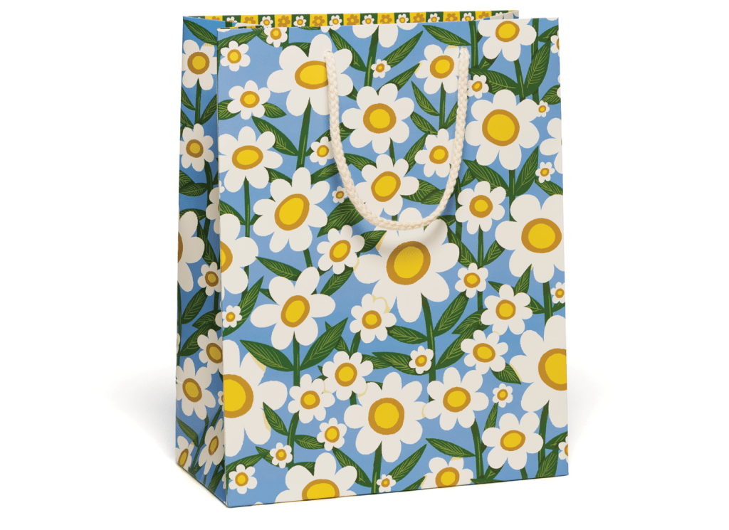 Gift Bag: Seventies Daisy (Large) - Tales for Tadpoles