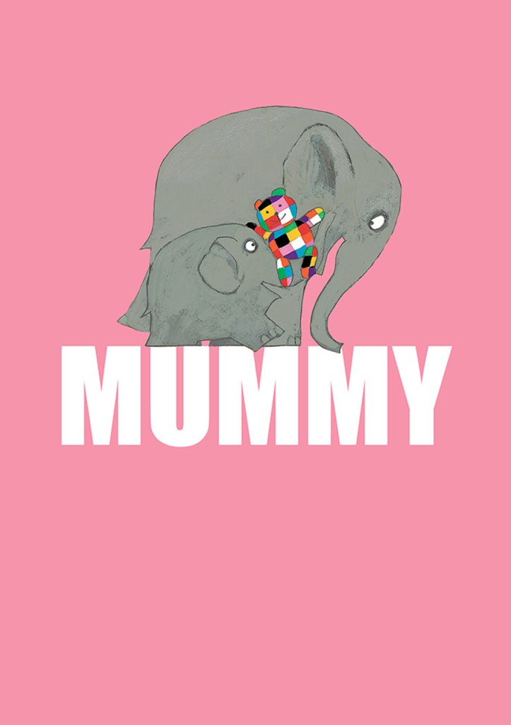 Greeting Card: Elmer - Mummy - Tales for Tadpoles