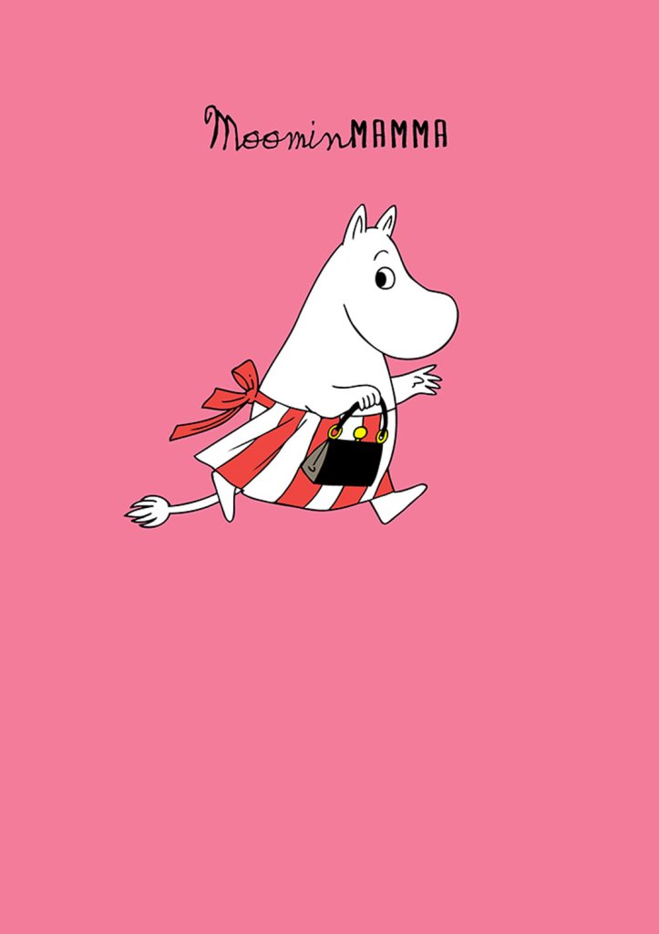 Greeting Card: Moomin - Moominmamma Running - Tales for Tadpoles