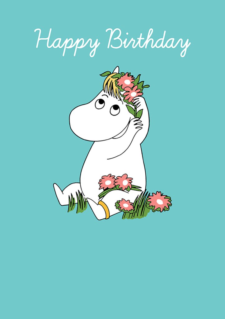 Greeting Card: Moomin - Snorkmaiden Happy Birthday - Tales for Tadpoles