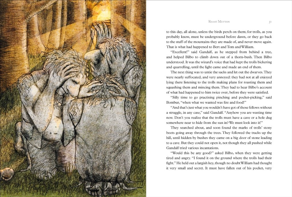 J.R.R. Tolkien: The Hobbit, illustrated by Jemima Catlin - Tales for Tadpoles