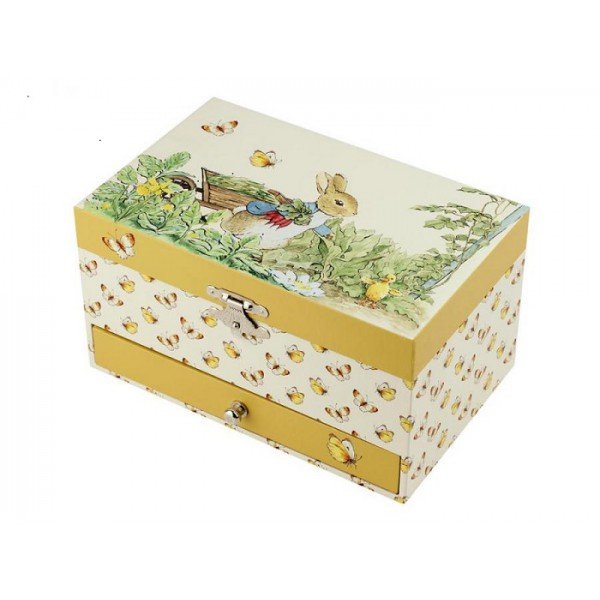 Musical Jewellery Box: Peter Rabbit (with Drawer) - Tales for Tadpoles