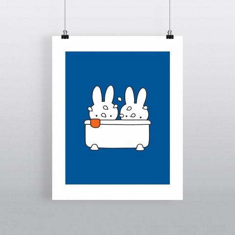 Print: Miffy in the Bath - Tales for Tadpoles