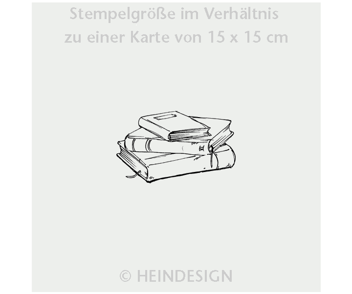 Stamp: Books Stack