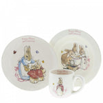Beatrix Potter 3 Piece Nursery Set: Flopsy, Mopsy and Cotton-Tail