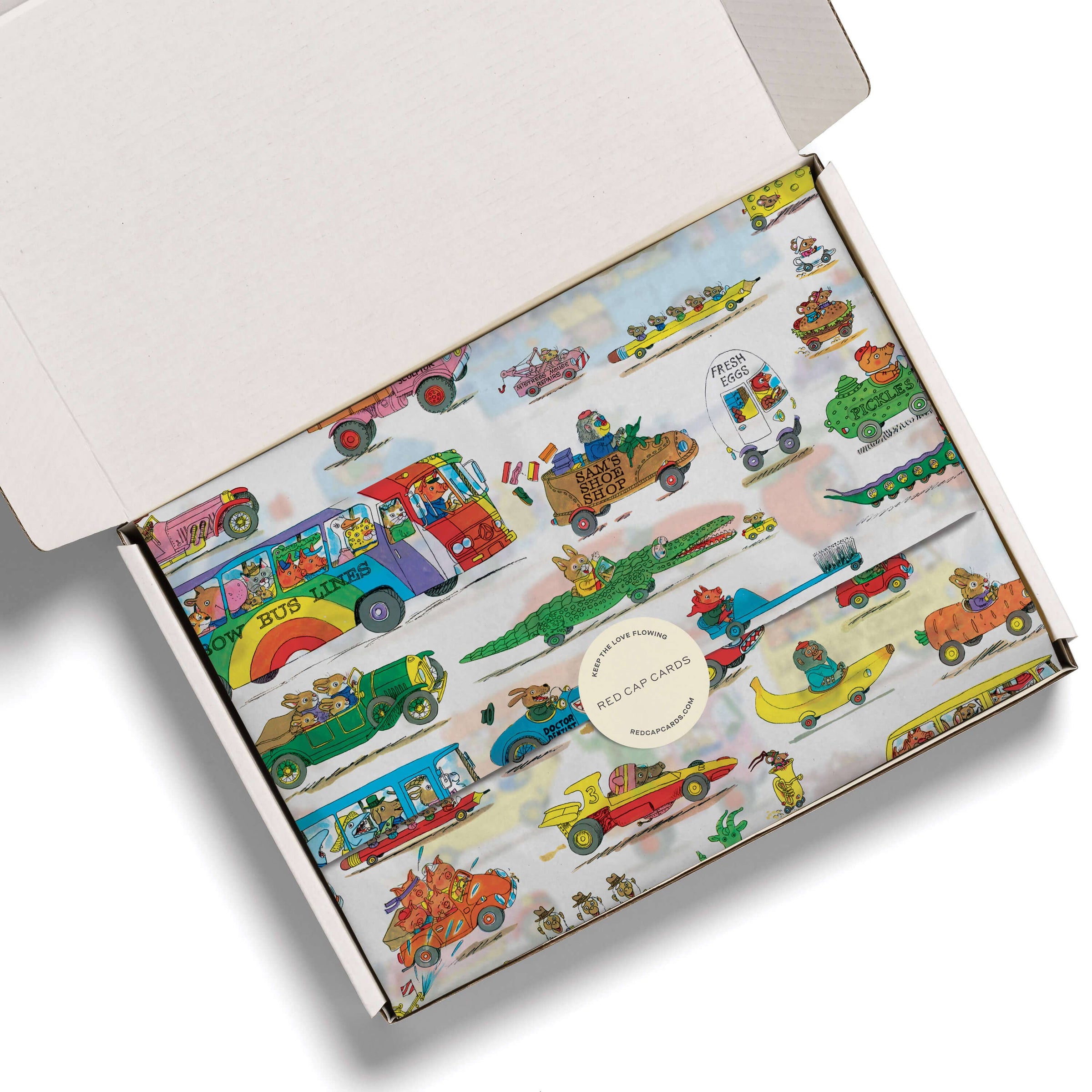 Tissue Paper: Busytown Cars