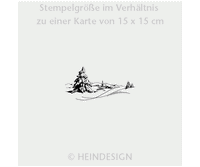 Stamp: Winter Landscape